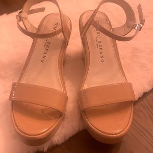 Marc Defang Tan Pageant Heels